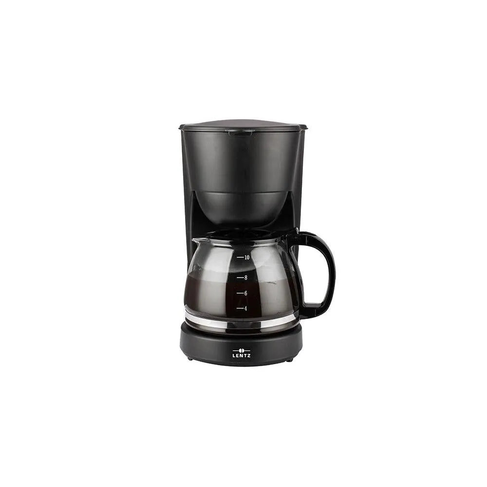 Hoffmanns Siyah Filtre Kahve Makinesi – 10-12 Fincan, 750W, Cam Sürahili-Elektronik ürün-Prenseshome Leyweg-Prenseshome Leyweg