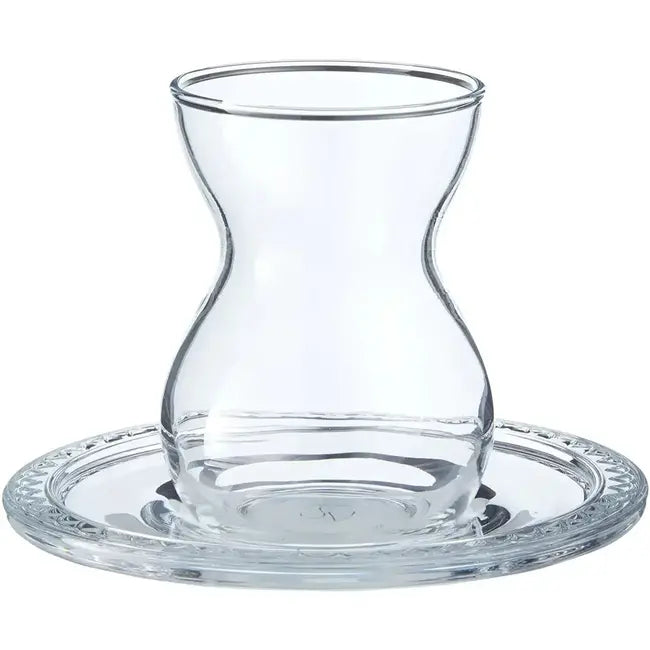 Pasabahce Etnik 12 Parca Cay Seti - 145 cc Bardak - 118 mm Tabak-Prenseshome Leyweg-Prenseshome Leyweg
