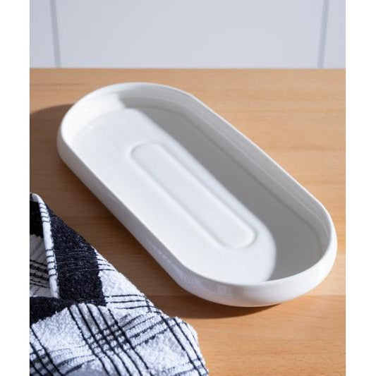 ACAR Bianco Perla Porselen Tekne Tabak – 32 cm-Prenseshome Leyweg-Prenseshome Leyweg