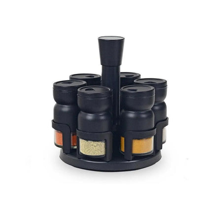 Schaffer 7 Parçalı Paslanmaz Çelik Baharat Seti-mutfak urunleri-PRENSESHOME LEYWEG-Siyah-Prenseshome Leyweg