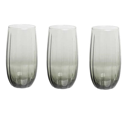 Pasabahce 3’lu LINKA Su Bardagi Seti - Gri 500 cc-Cam urunler-Prenseshome Leyweg-Prenseshome Leyweg