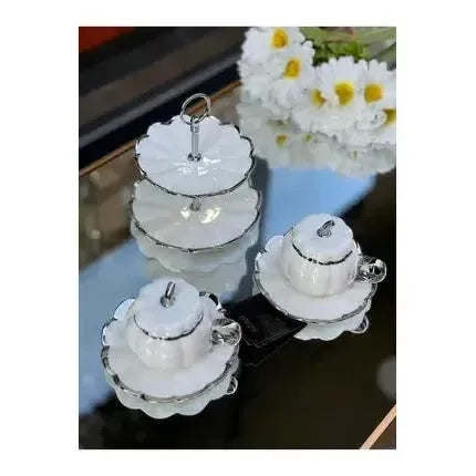 Acar Betty 2’li Standli Mini Pasta ve Kahve Seti-Sofra ürünleri-Prenseshome Leyweg-Prenseshome Leyweg