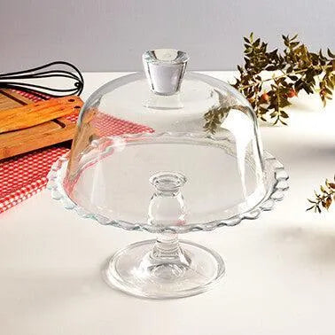 Pasabahce Kapakli Ayakli Pasta Sunum Tabaği-Prenseshome Leyweg-Prenseshome Leyweg