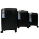 3’lü Valiz Seti – 20’’ / 24’’ / 28’’ | Dayanıklı PP Malzeme | 360° Tekerlekli Siyah-Prenseshome Leyweg-Prenseshome Leyweg