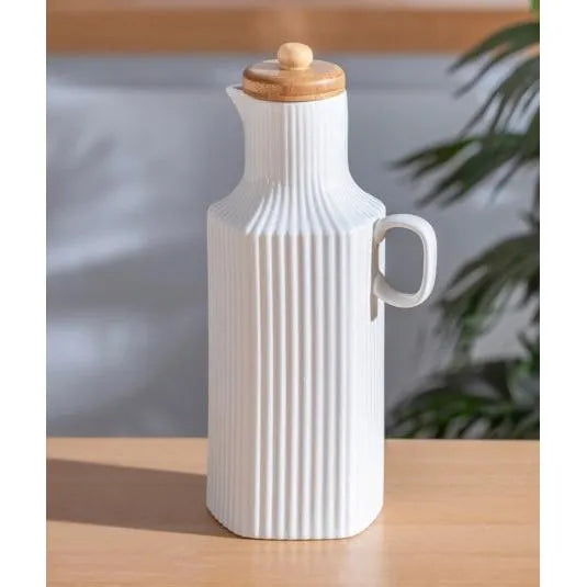 Acar Darya kare porselen yağ şişesi 600ml 900 ml-Prenseshome Leyweg-600 ml-Prenseshome Leyweg